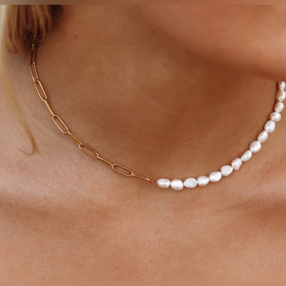 atolea Jewelry - Atolea Mykonos Freshwater Pearl Choker Necklace